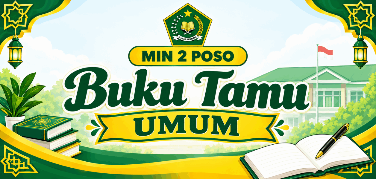 BUKU TAMU UMUM MIN 2 POSO